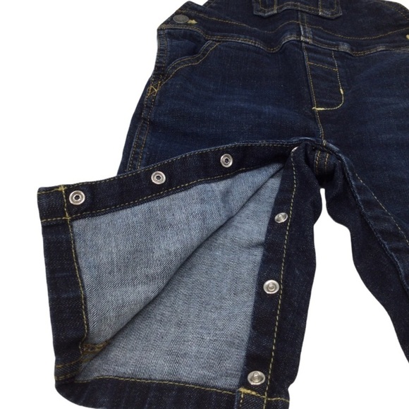 #018 Tommy Hilfiger baby big flag bib overalls - Picture 5 of 13